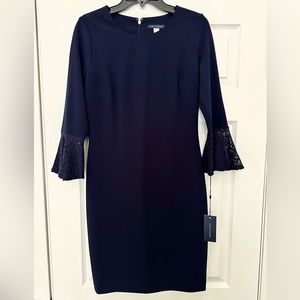 NWT Stunning Tommy Hilfiger Navy Dress, Size 6